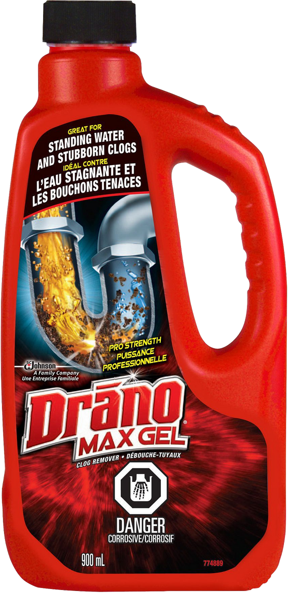Drano Max Gel 900ml Pro Strength CC Group Trading