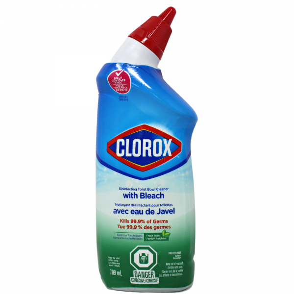 Clorox Toilet Bowl Cleaner Bleach Clinging Gel 709mL