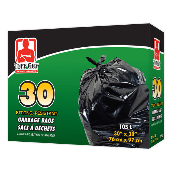 Garbage Bag, 30ct Tuff Guy 30"x38" [5600220]