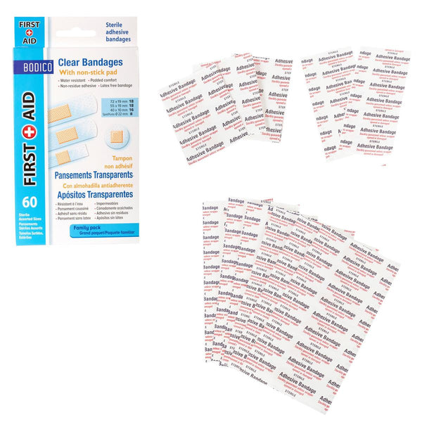 Bandage Bodico Clear Water Resistant 60/pk [82381]
