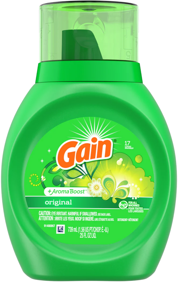 Gain Original Detergent 17 Loads 739ml