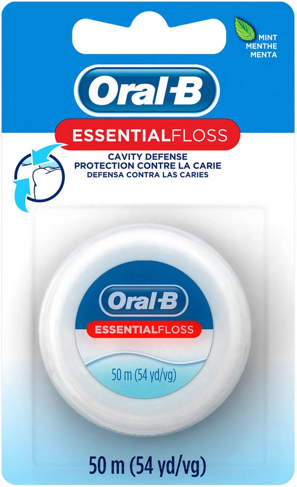 Dental Floss, Oral-B Essential Cavity Defense Mint 50m