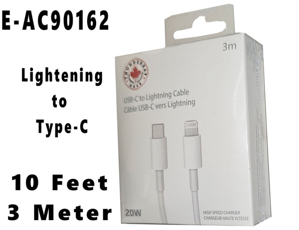 10 Feet Lightening to Type-C in Box(E-AC90162)