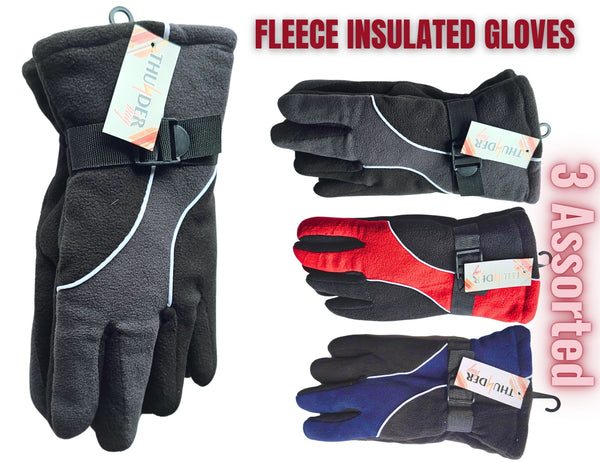 Gloves, Fleece Sport Insulated Glove W Strap [gfs40149]