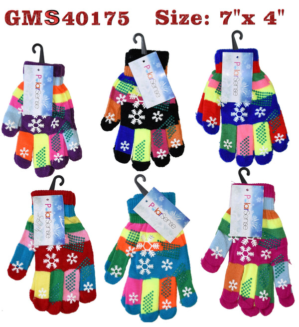 Gloves, Lady&Children's Magic W Flake [GMS40175]