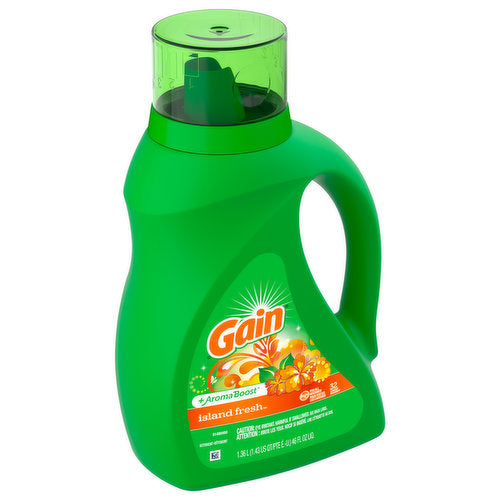 Gain Detergent 1.36L, Island Fresh