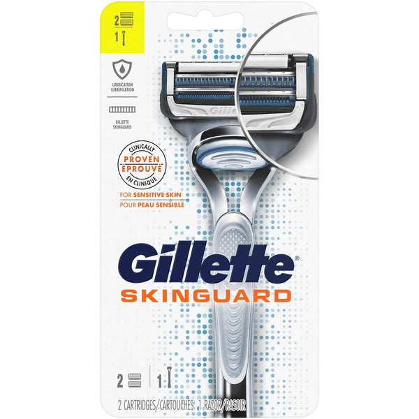 Gillette Skinguard 1 Razor+2 Cartridges