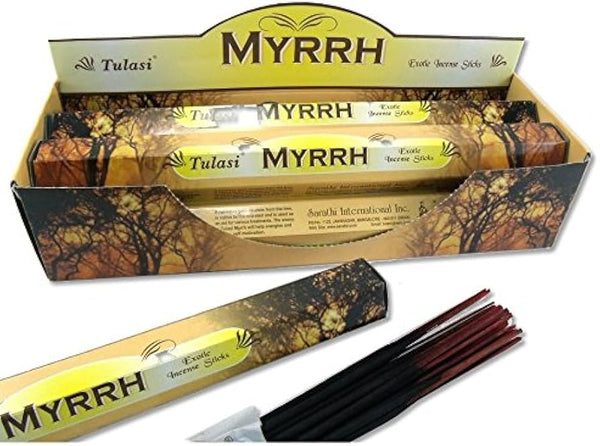 Incense Sticks Tulasi 6/box, Myrrh