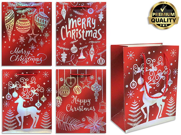 Xmas Laser Premium Matte Gift Bag medium(XM40270)