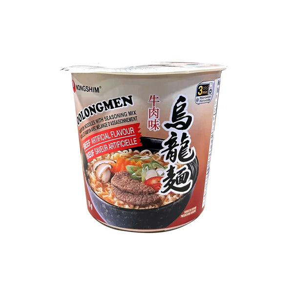 Nongshim Noodle OOlongmen Cup 75g, Beef