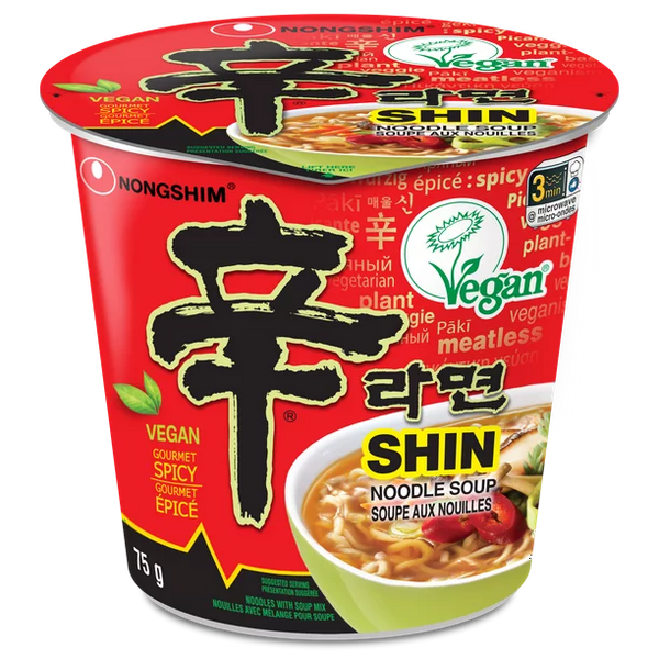 Nongshim，Shin Cup Noodle, 75gx6