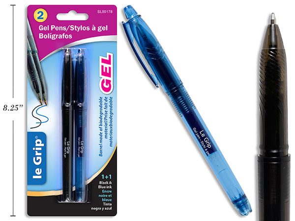 Gel Pens Blue&Black 2pk [sl59178]