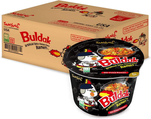 Samyang Hot Chicken Noodles, Bowl 110g*16, Original