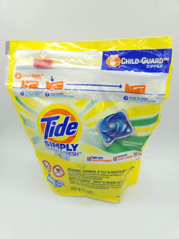 Laundry Detergent "TIDE" pod 19ct Daybreak Fresh