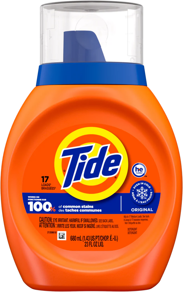 Tide Laundry Detergent, 17 Loads 680ml, Original