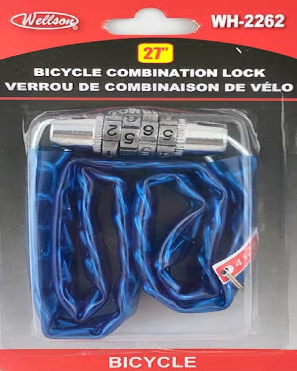 Bicycle Combination Lock 27" [WH2262]