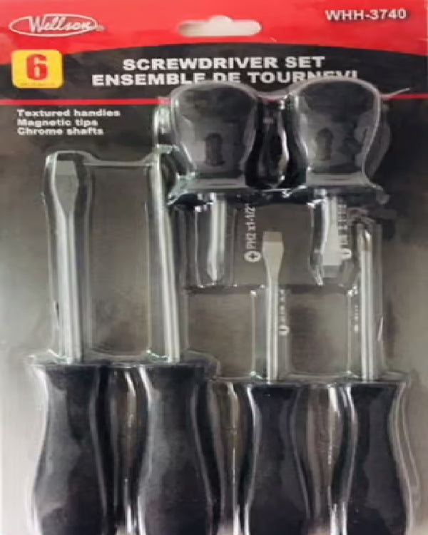 Screwdriver set 6 pcs (whh3740)