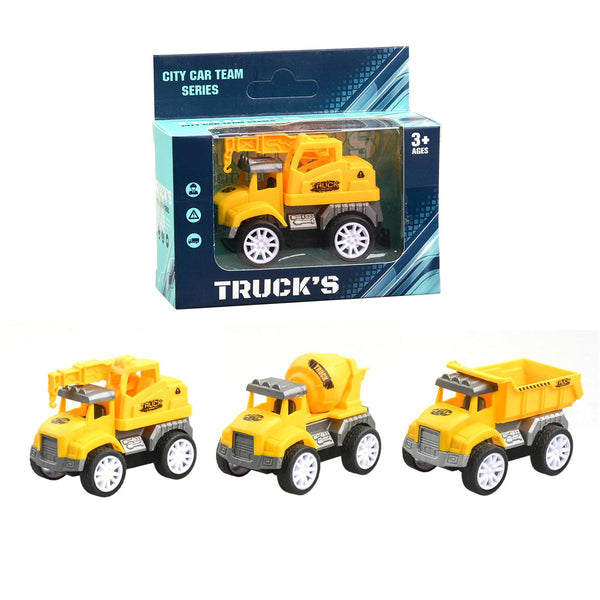 Pull Back Action Construction Truck(01495)