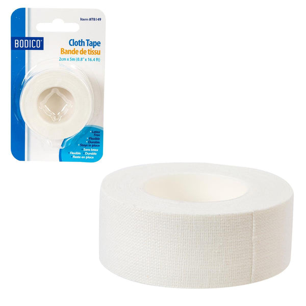 Bodico Cloth Tape, White 2cmx5m [78149]