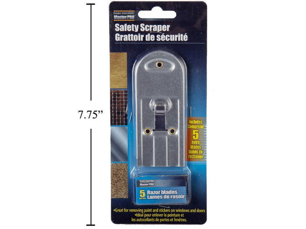 Master Pro.4" Safety Scraper w Blades [83330]
