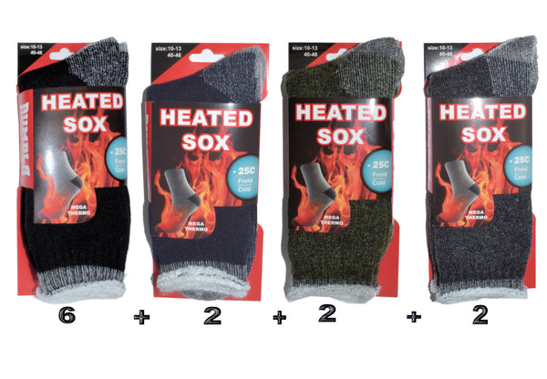 Socks, Heated w Cozy Insulation