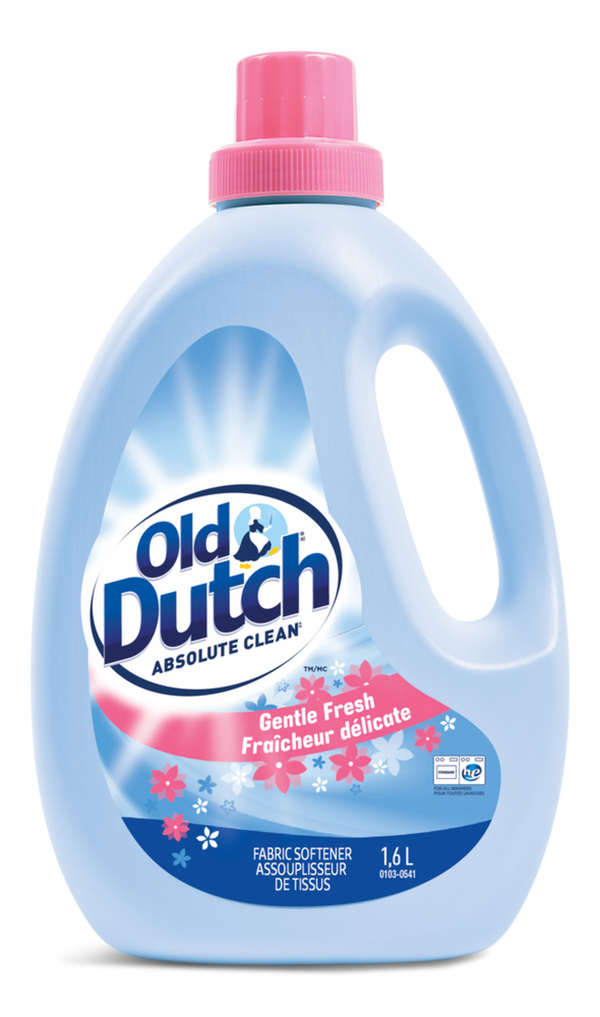 Old Dutch Liquid Fabric Softener Gentle Fresh 1.6L