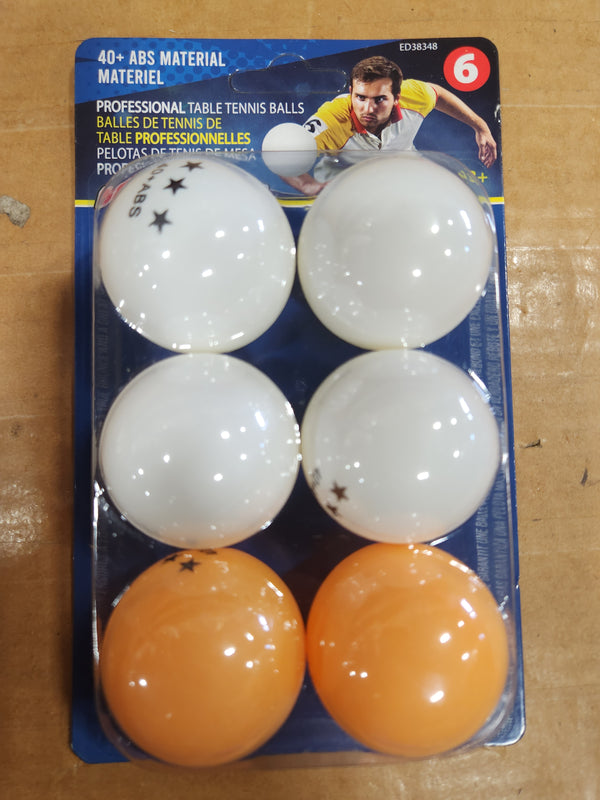 Ping Pong Ball 6/pk [ED38348]