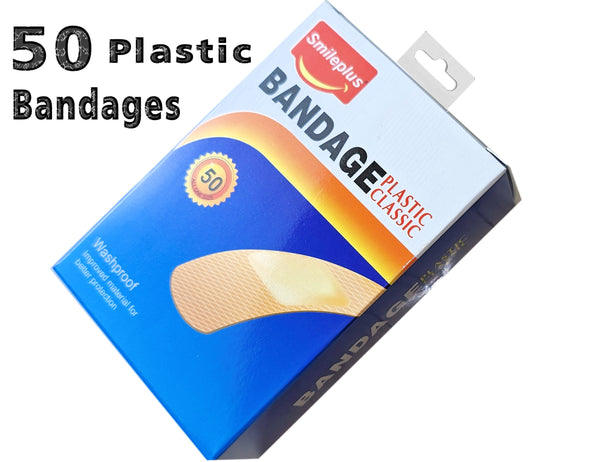 Bandage Plastic Waterproof 50 pcs