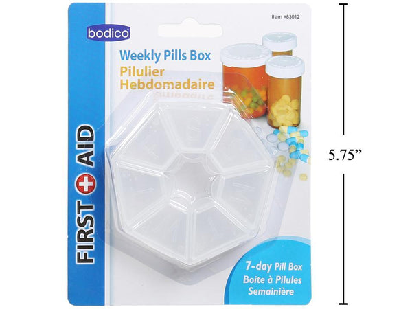 Pill Box Weekly 3" [83012]
