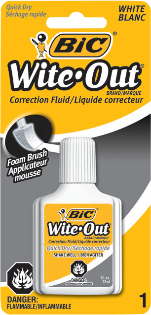 Bic Wite-out quick dry Correction Fluid 22ml