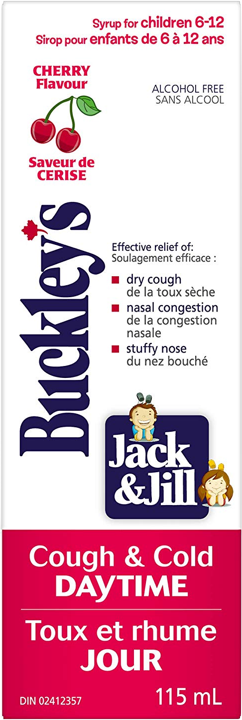 Buckley's Jack & Jill Cough & Cold Daytime For Children 6-12 115mL