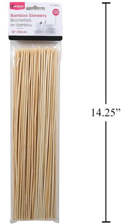 Skewer Bamboo 12"100pcs [80425]