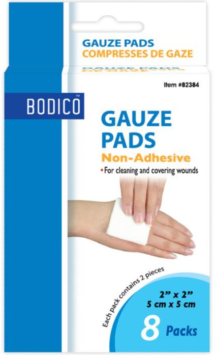 Bandage Gauze pad 2"x2" 8/pk [82384]