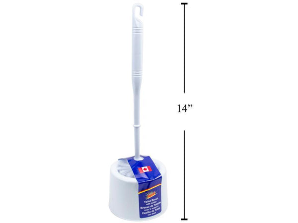 Toilet Brush With Holder 14" [2282713]