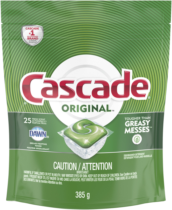 Cascade  Dishwasher Detergent Original Fresh Scent 25ct