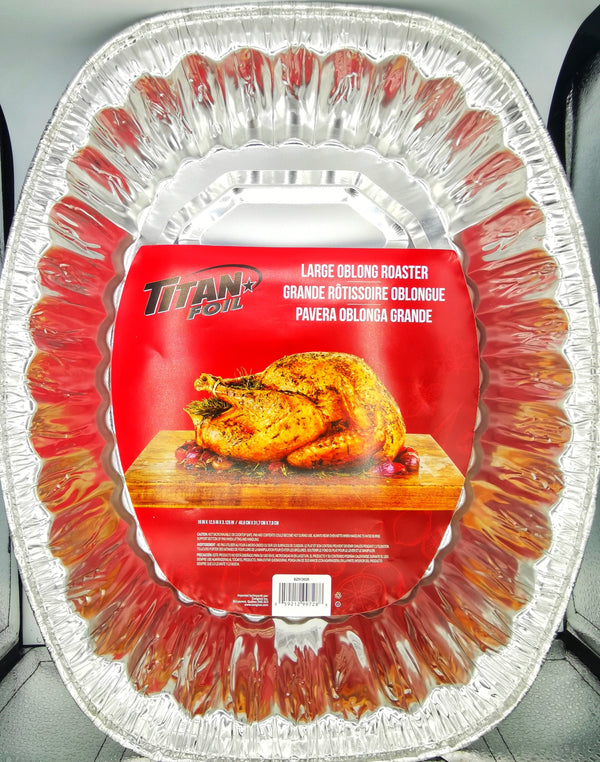 Foil, Titan Foil Large Aluminium Oblong Roaster