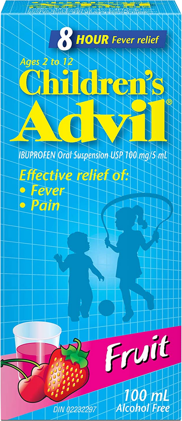 Children's Advil 100mg/5ml Fruit 100ml