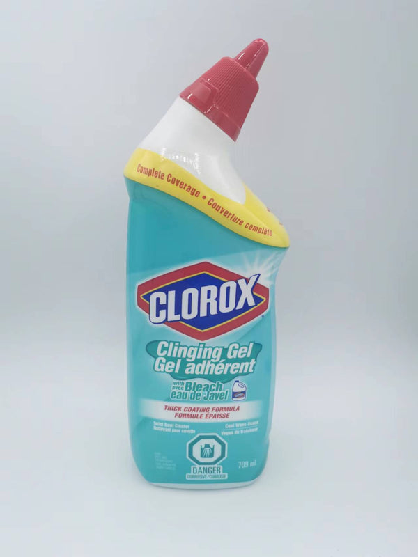 Clorox Toilet Bowl Cleaner Bleach Clinging Gel 709mL