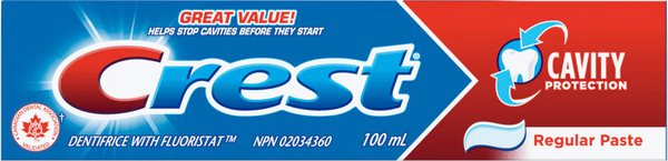 Toothpaste Crest 100ml Cavity Protection