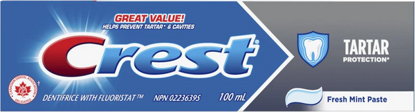 Toothpaste Crest 100ml Tartar Protection