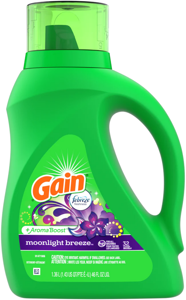 Gain Detergent 1.36L, Moonlight Breeze