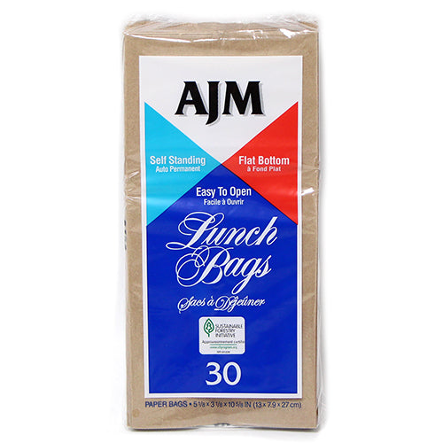 Lunch Bag Brown Paper 30ct