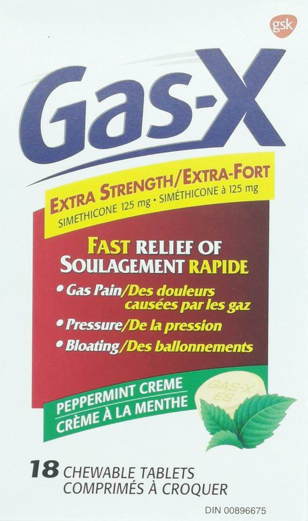 Gas-X Extra Strength Tablets Peppermint 18ct