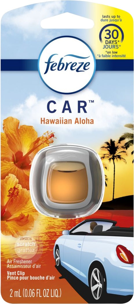 Febreze Car Vent Clip Hawaiian Aloha 2mL
