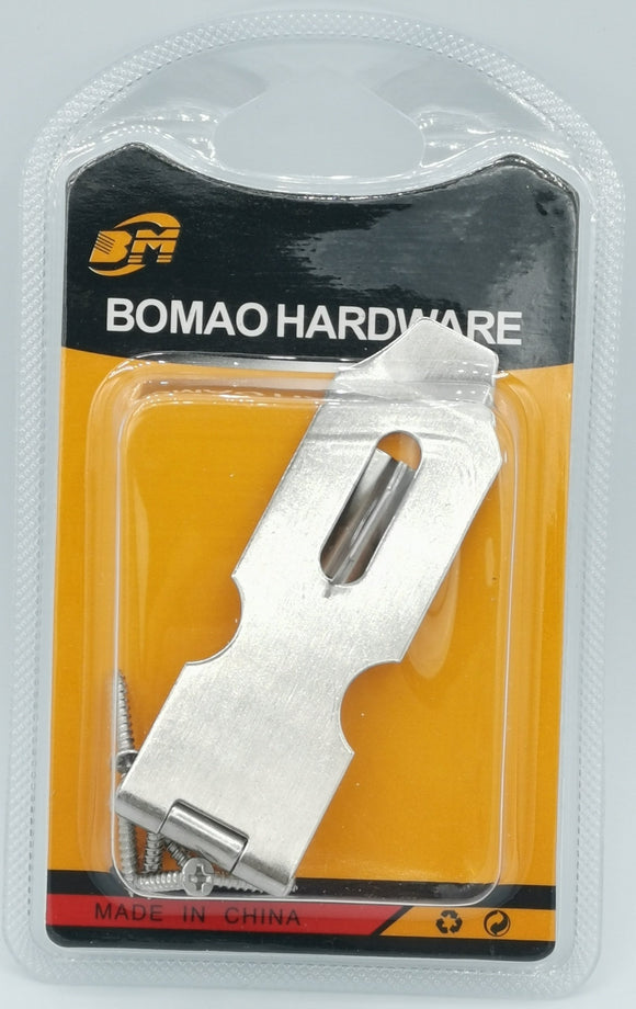 BOMAO 218912 Hardware Fixed Staple Safety Hasp