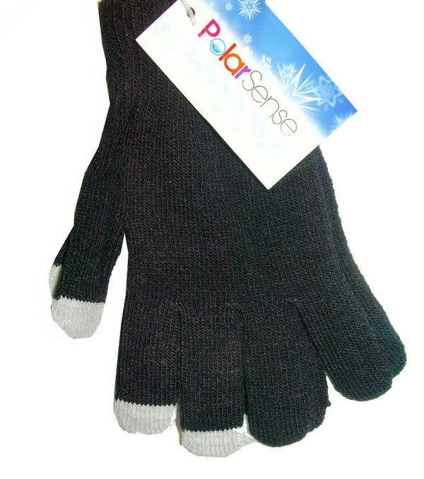 Gloves, Touch Phone Black [WG-0360]