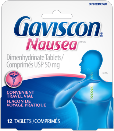 Gaviscon Nausea Dimenhydrinate 12ct