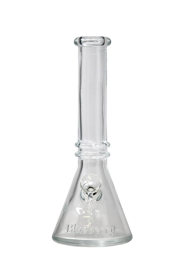 Bong, 10 inch Double Ring Beaker--Clear