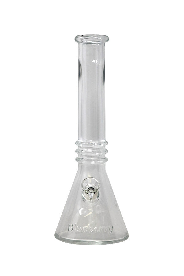 Bong, 12 inch Double Ring Beaker--Clear