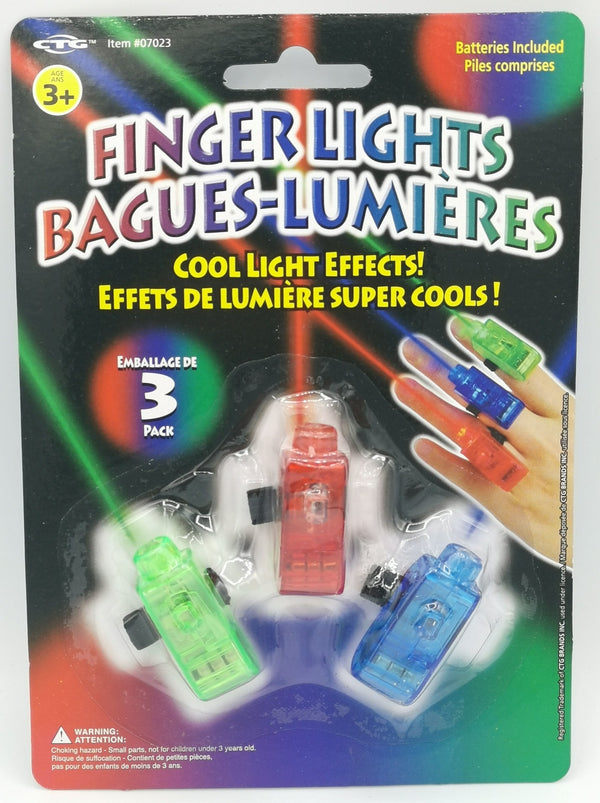 Toy Finger lights 3pcs [07023]